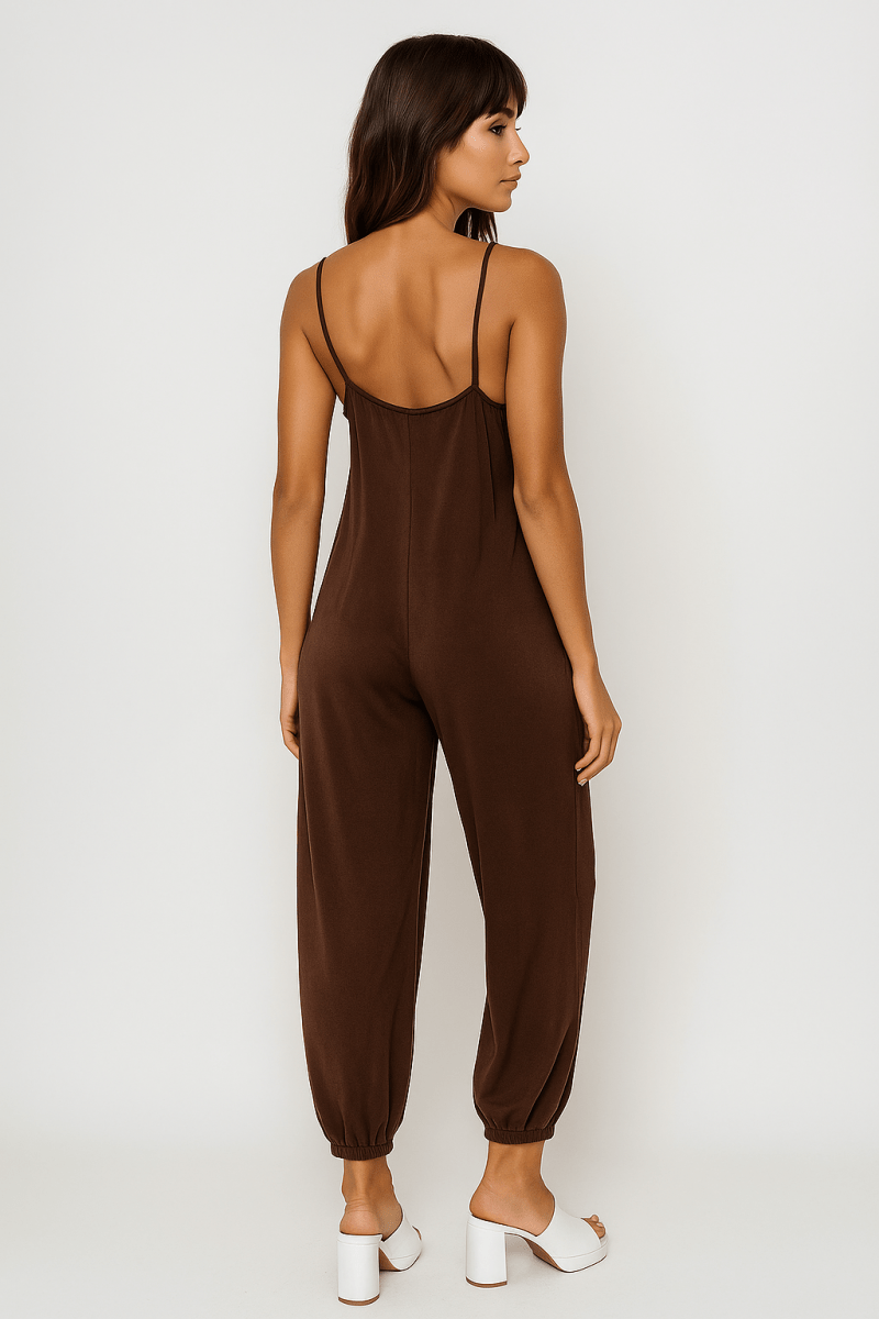 ✦ Calestra™ | Cocoa Luxe Jumpsuit