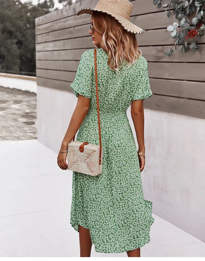 Deborah - Floral Midi Dress