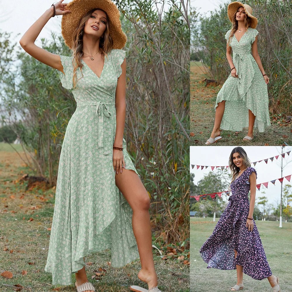 Sleeveless Floral Dress