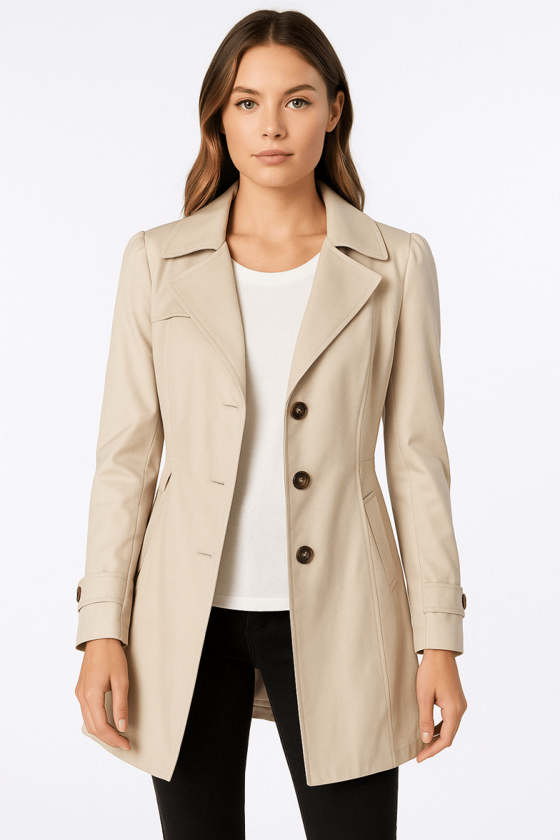 Women’s Trench Coat – Timeless Utility, Refined