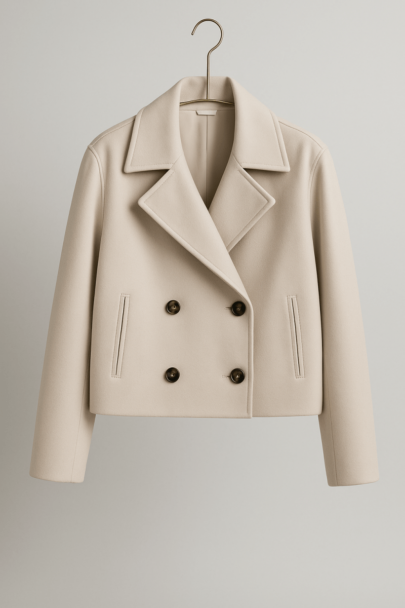 Oversized Double-Breasted Coat