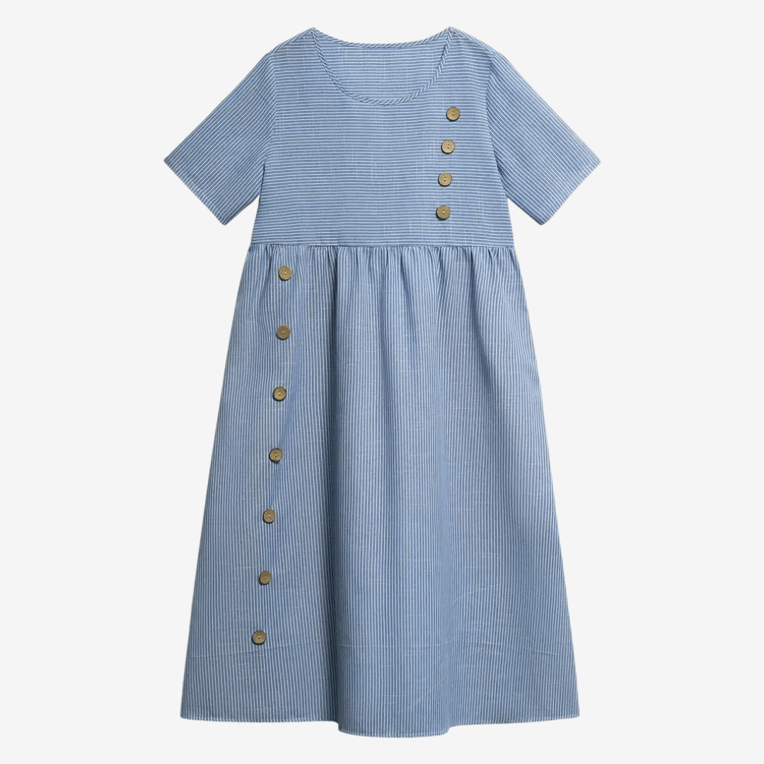 ✦ Seaside Charm Button Dress