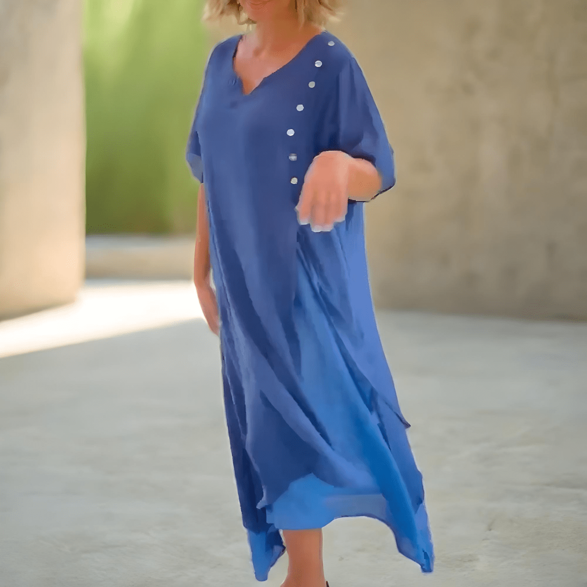 Rosalie | Classic Solid Colour Maxi Dress