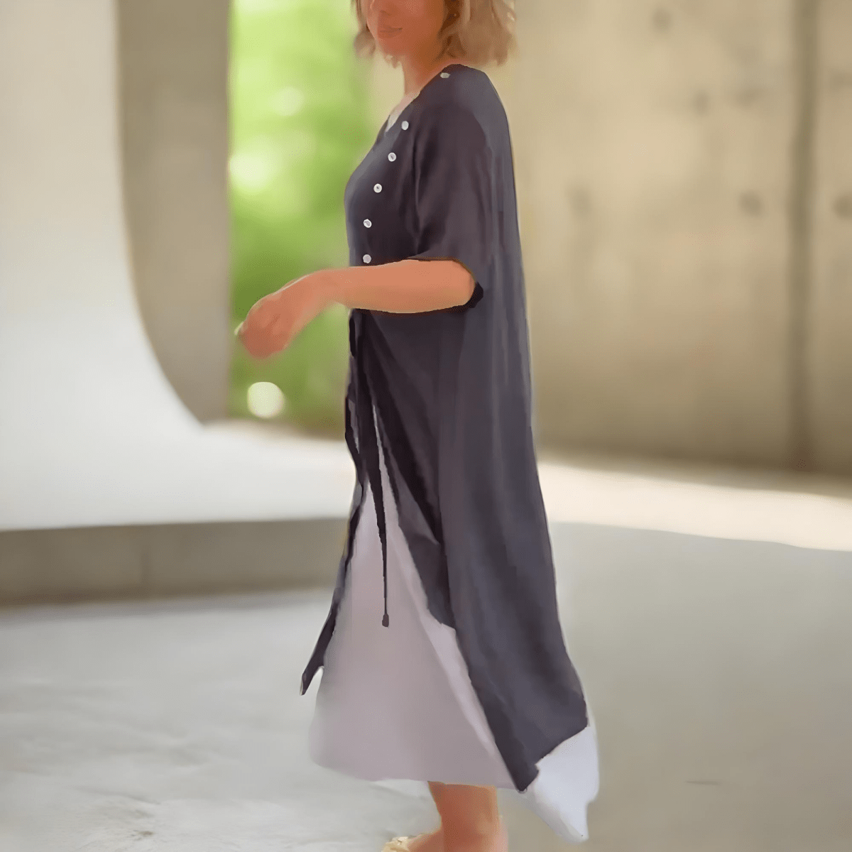 Rosalie | Classic Solid Colour Maxi Dress