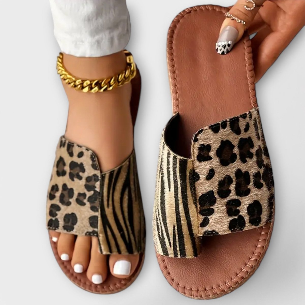 Leopard Print Sandals