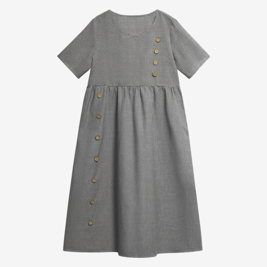 ✦ Seaside Charm Button Dress