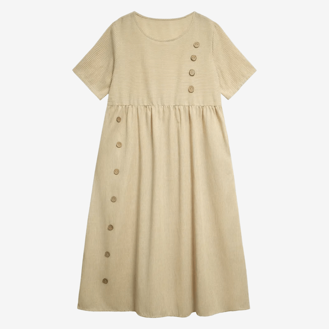 ✦ Seaside Charm Button Dress