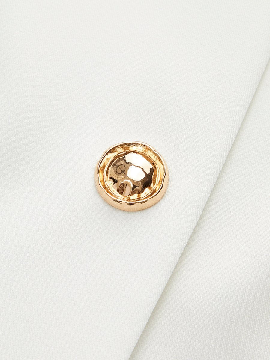 Button Detail Pockets Top With Belt