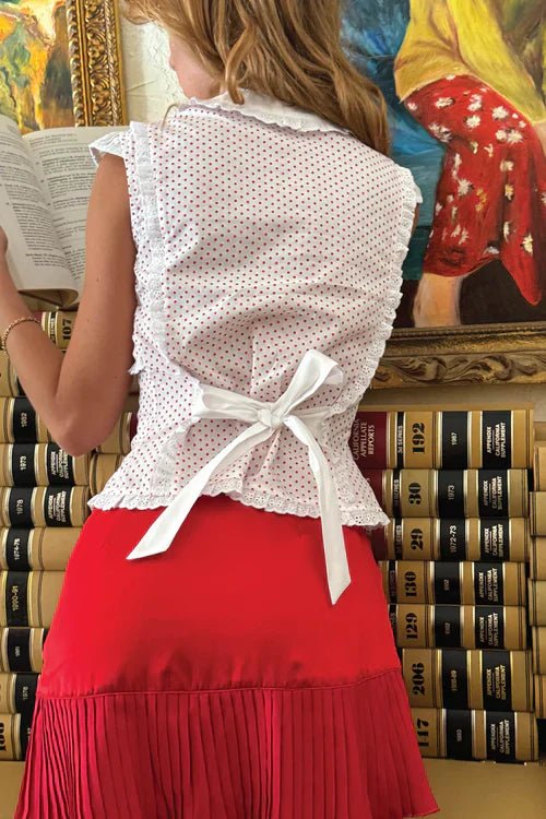 ✦ Camélia Textured Peplum Blouse