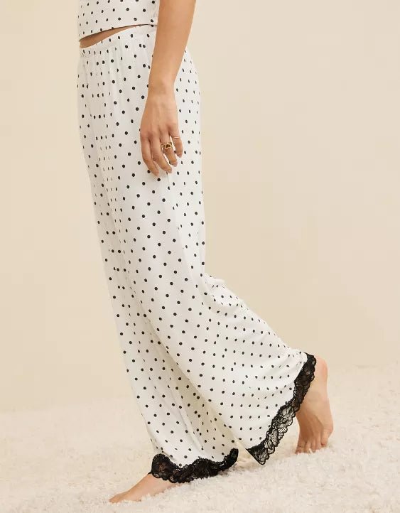 ✦ Amélia Polka Dot Lace Cami